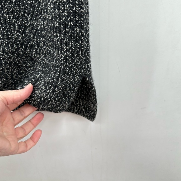 EVERLANE Chunky wool gorpcore turtleneck woman warm classic career grey tank S - Picture 8 of 15